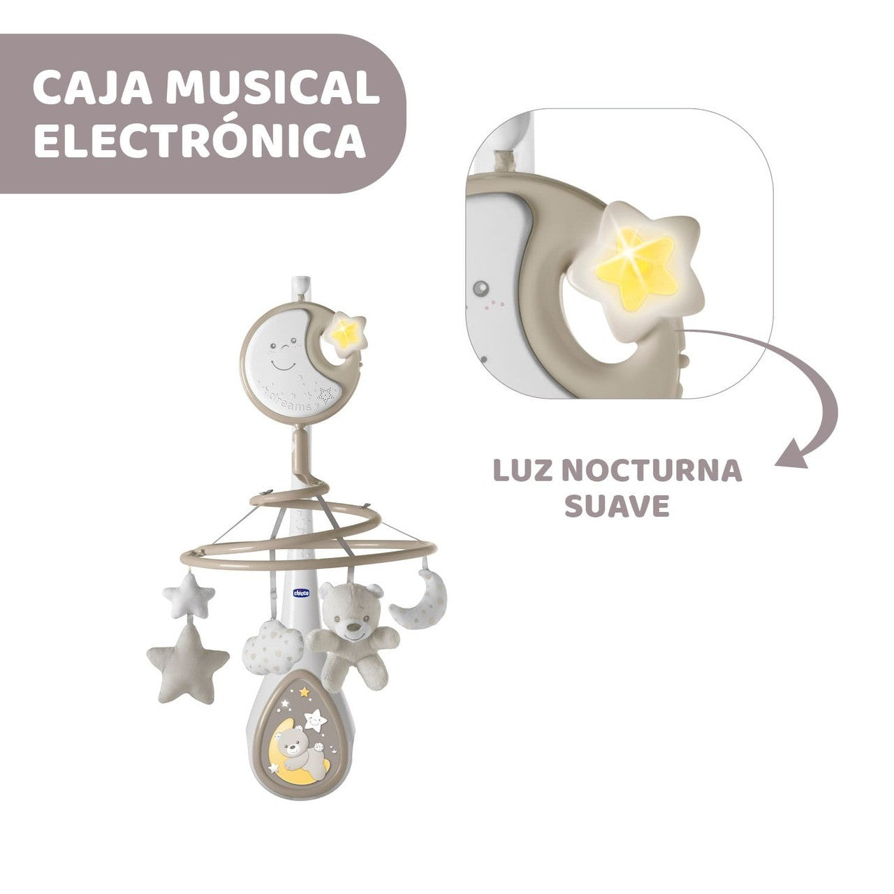 Móvil de cuna Next2Dreams de Chicco