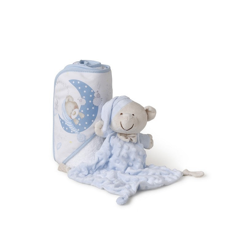 Set capa de baño oso y dou dou