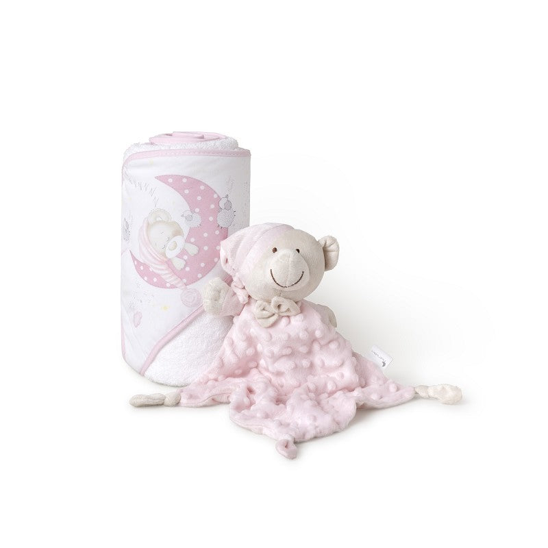Set capa de baño oso y dou dou