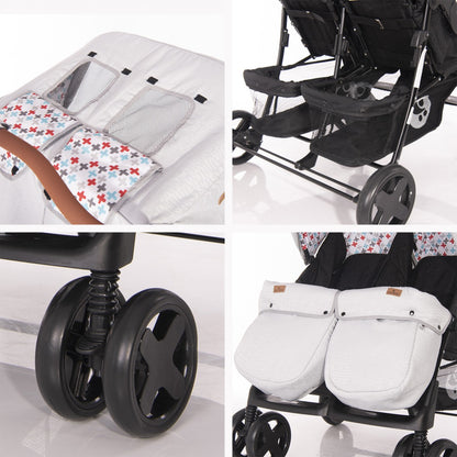 Silla de paseo gemelar Twin de Lorelli