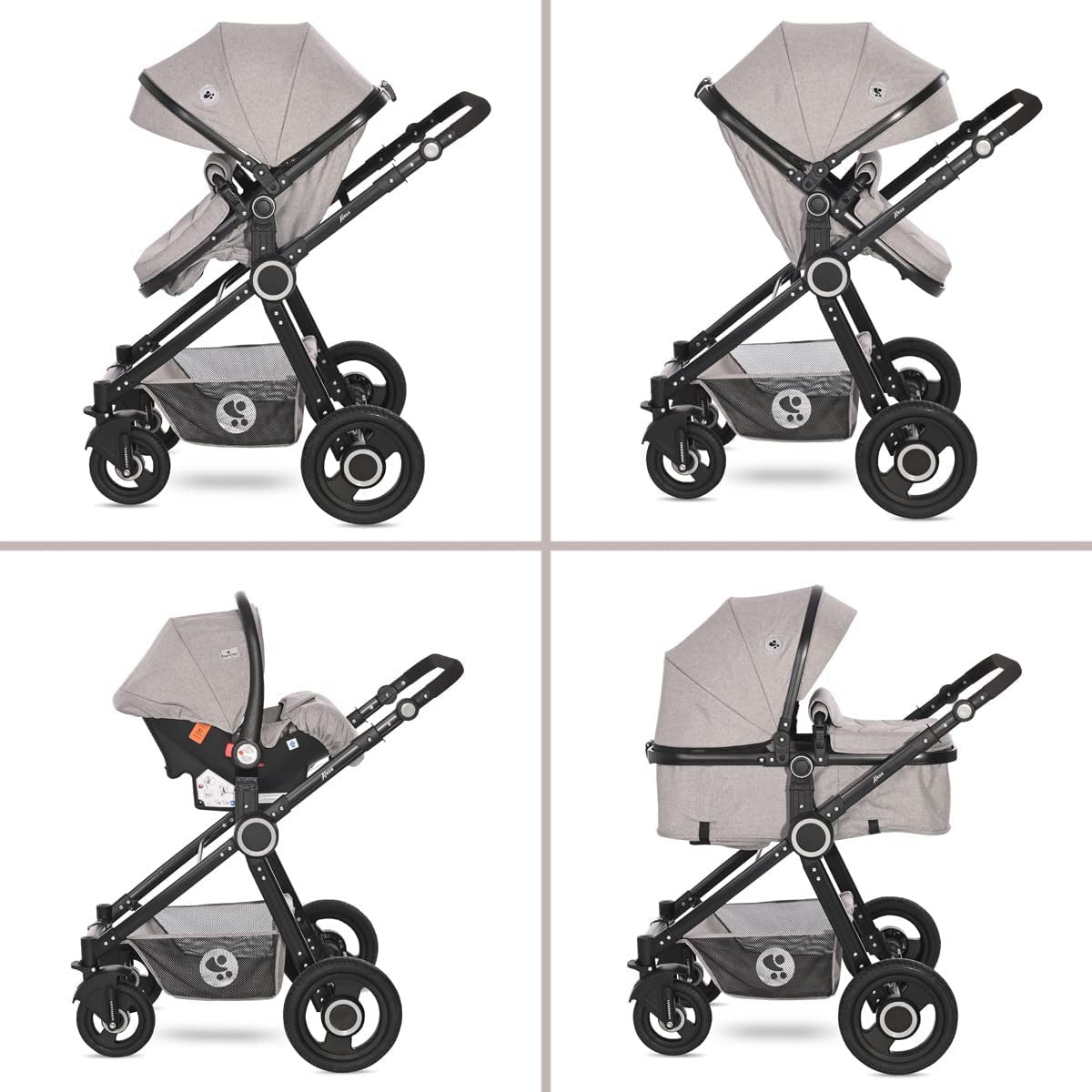 Cochecito convertible 3 en 1 Alexa de Lorelli