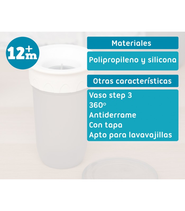Vaso 360º Step 3 de Kiokids