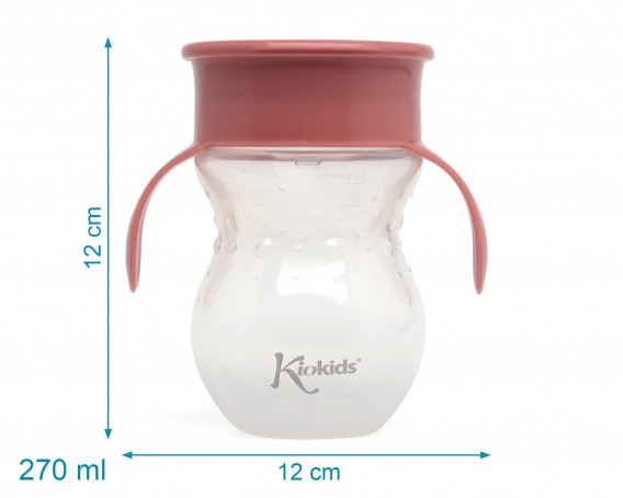 Taza Aprendizaje Step 3 Con Asas 270ml de Kiokids