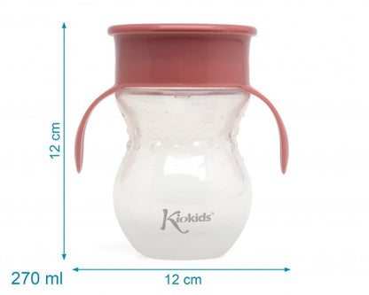 Taza Aprendizaje Step 3 Con Asas 270ml de Kiokids