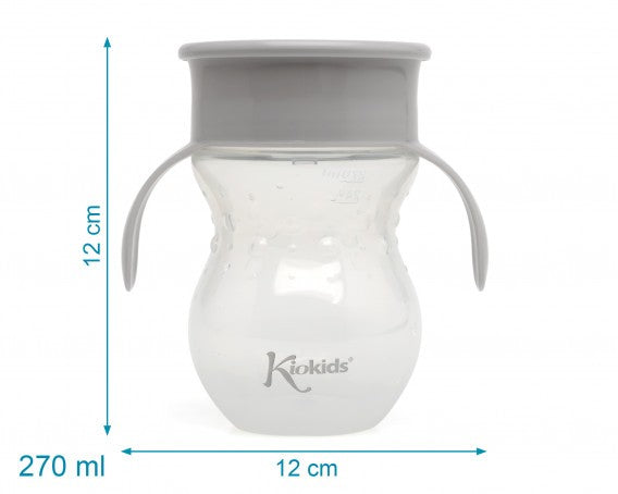 Taza Aprendizaje Step 3 Con Asas 270ml de Kiokids