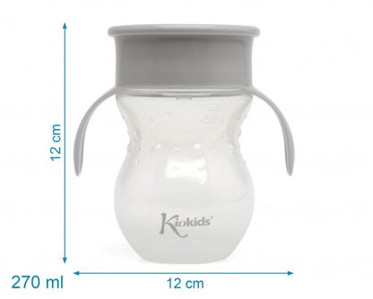 Taza Aprendizaje Step 3 Con Asas 270ml de Kiokids