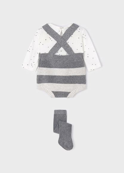 Conjunto peto de tricot para recién nacido ECOFRIENDS de Mayoral