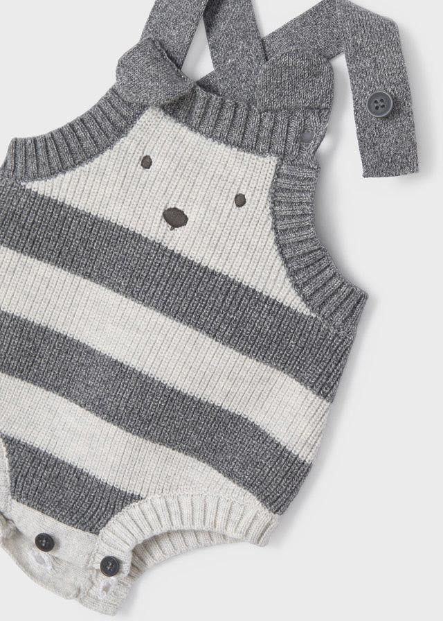 Conjunto peto de tricot para recién nacido ECOFRIENDS de Mayoral