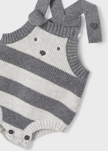 Conjunto peto de tricot para recién nacido ECOFRIENDS de Mayoral
