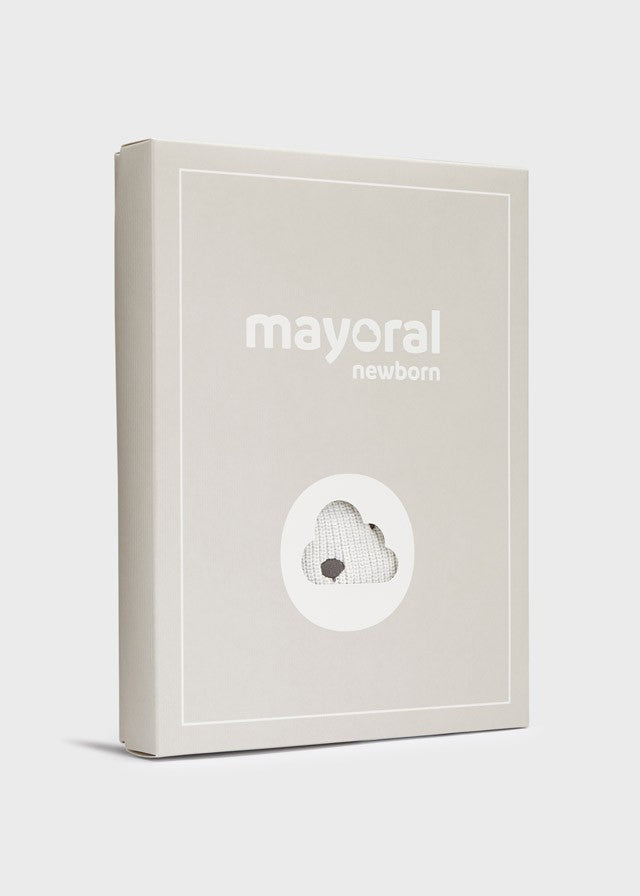 Conjunto peto de tricot para recién nacido ECOFRIENDS de Mayoral