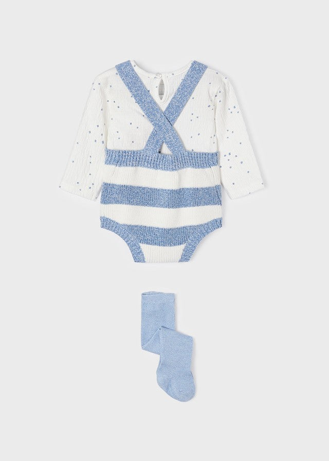 Conjunto peto de tricot para recién nacido ECOFRIENDS de Mayoral