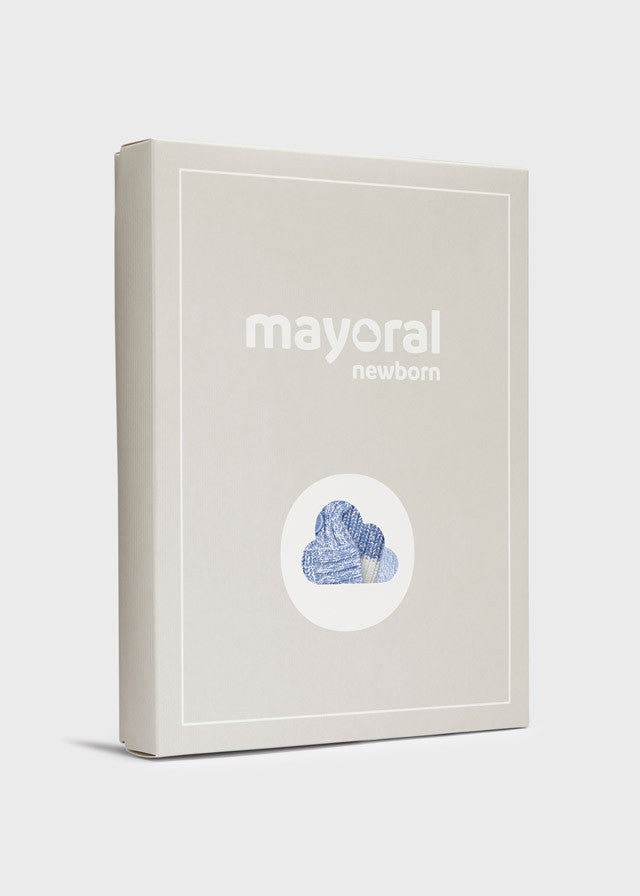 Conjunto peto de tricot para recién nacido ECOFRIENDS de Mayoral