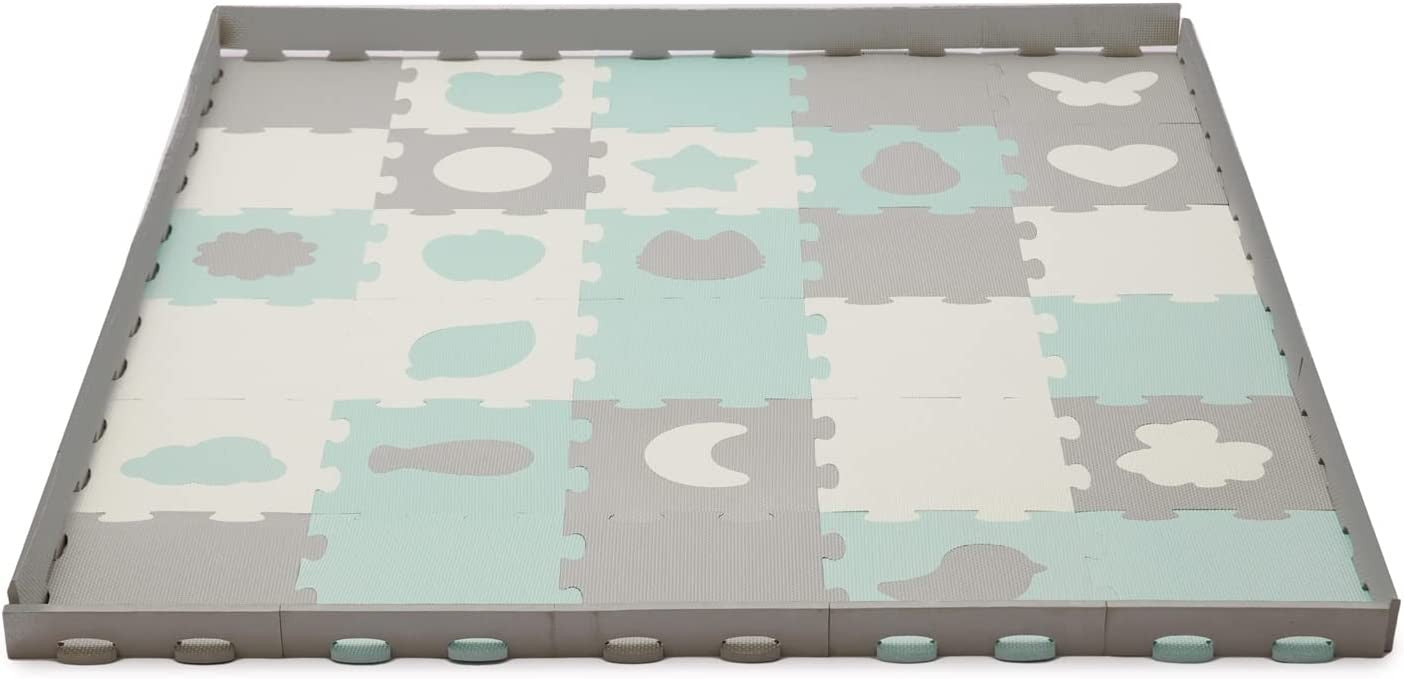 Alfombra puzzle para bebe LUNO SHAPES de Kinderkraft