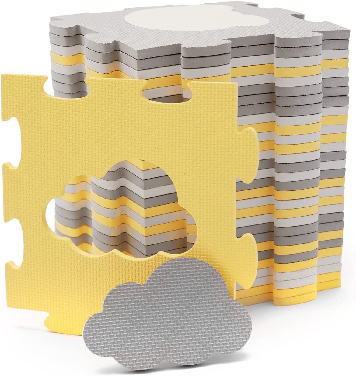 Alfombra puzzle para bebe LUNO SHAPES de Kinderkraft