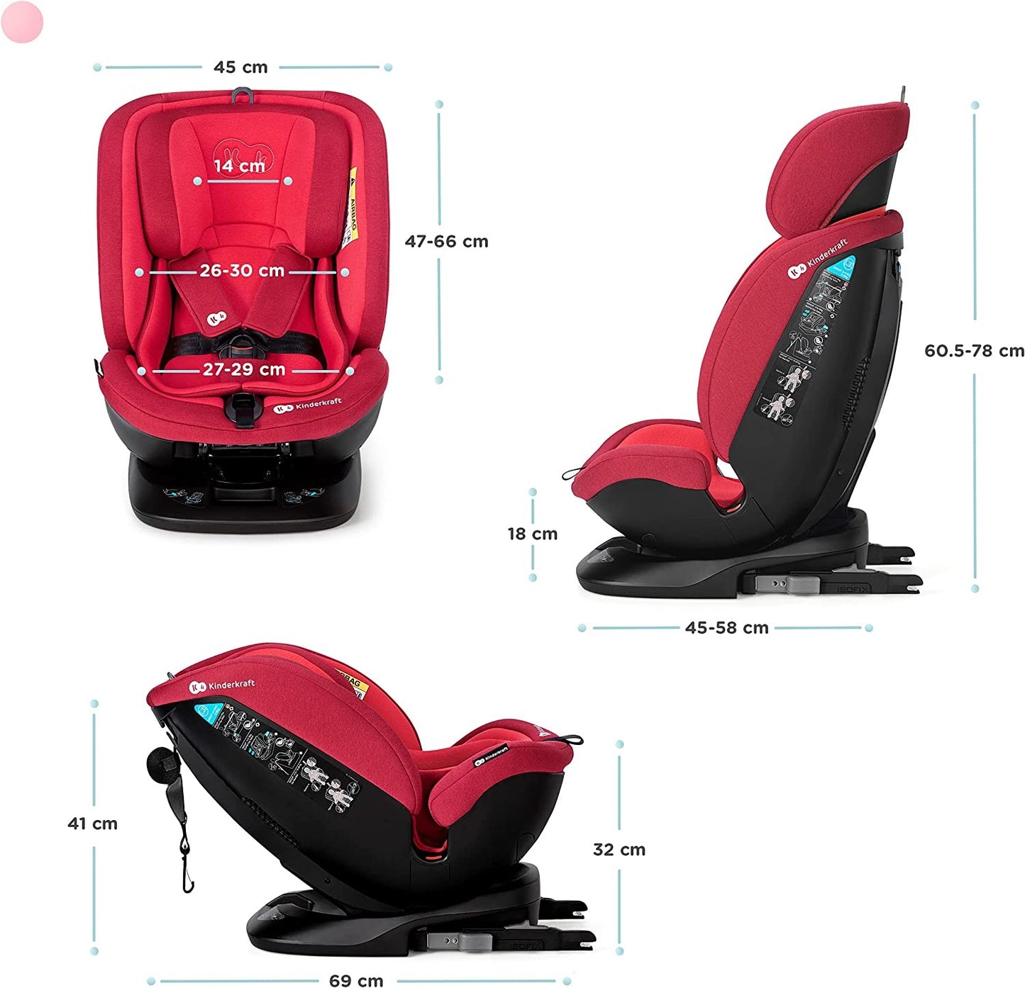 Silla de Coche giratoria Isofix XPEDITION de Kinderkraft