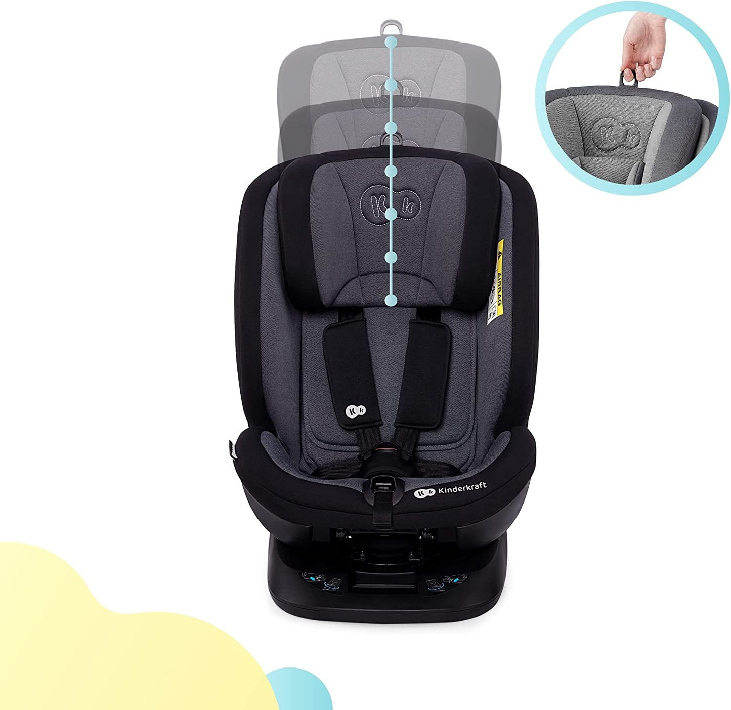 Silla de Coche giratoria Isofix XPEDITION de Kinderkraft