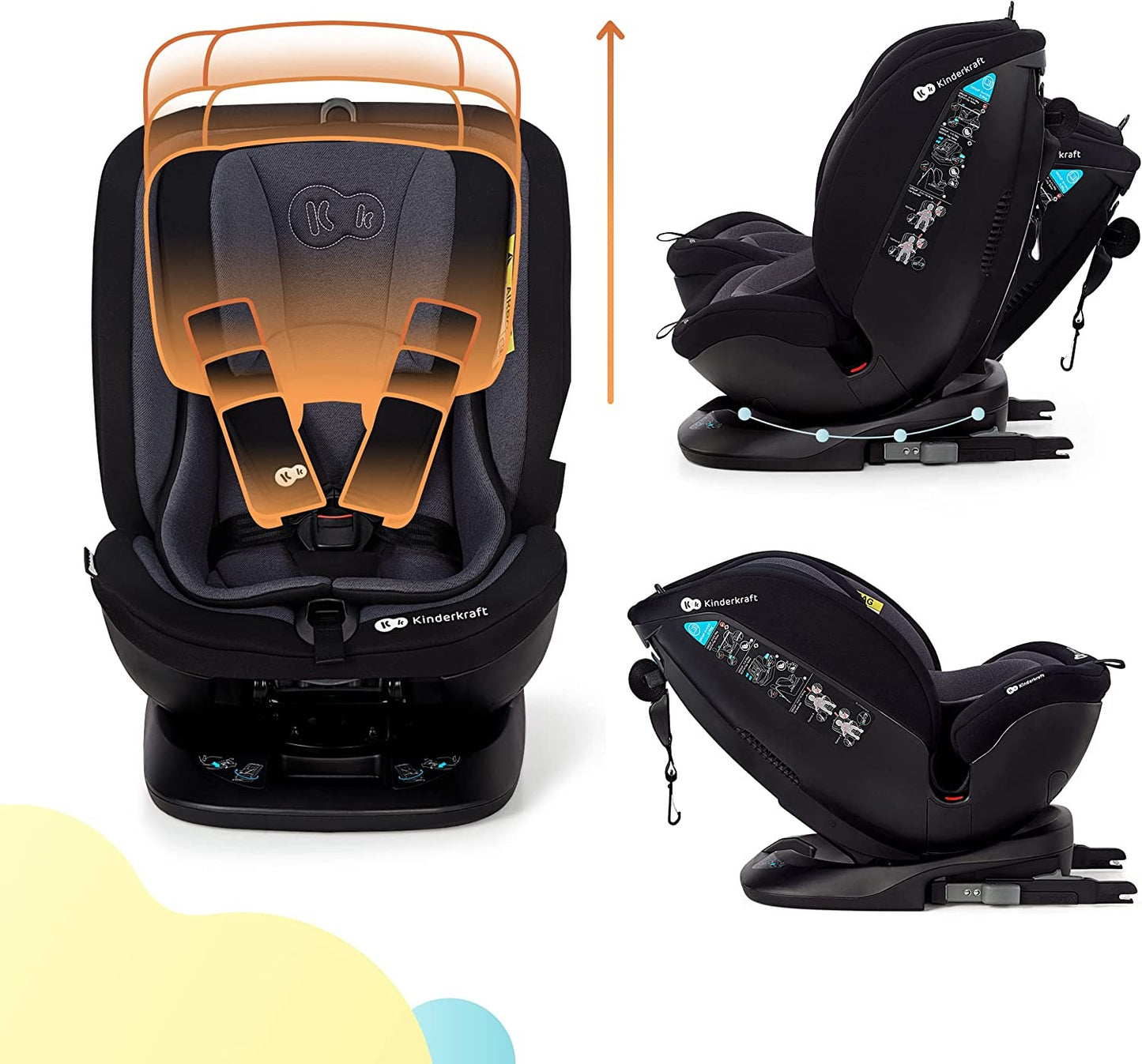Silla de Coche giratoria Isofix XPEDITION de Kinderkraft