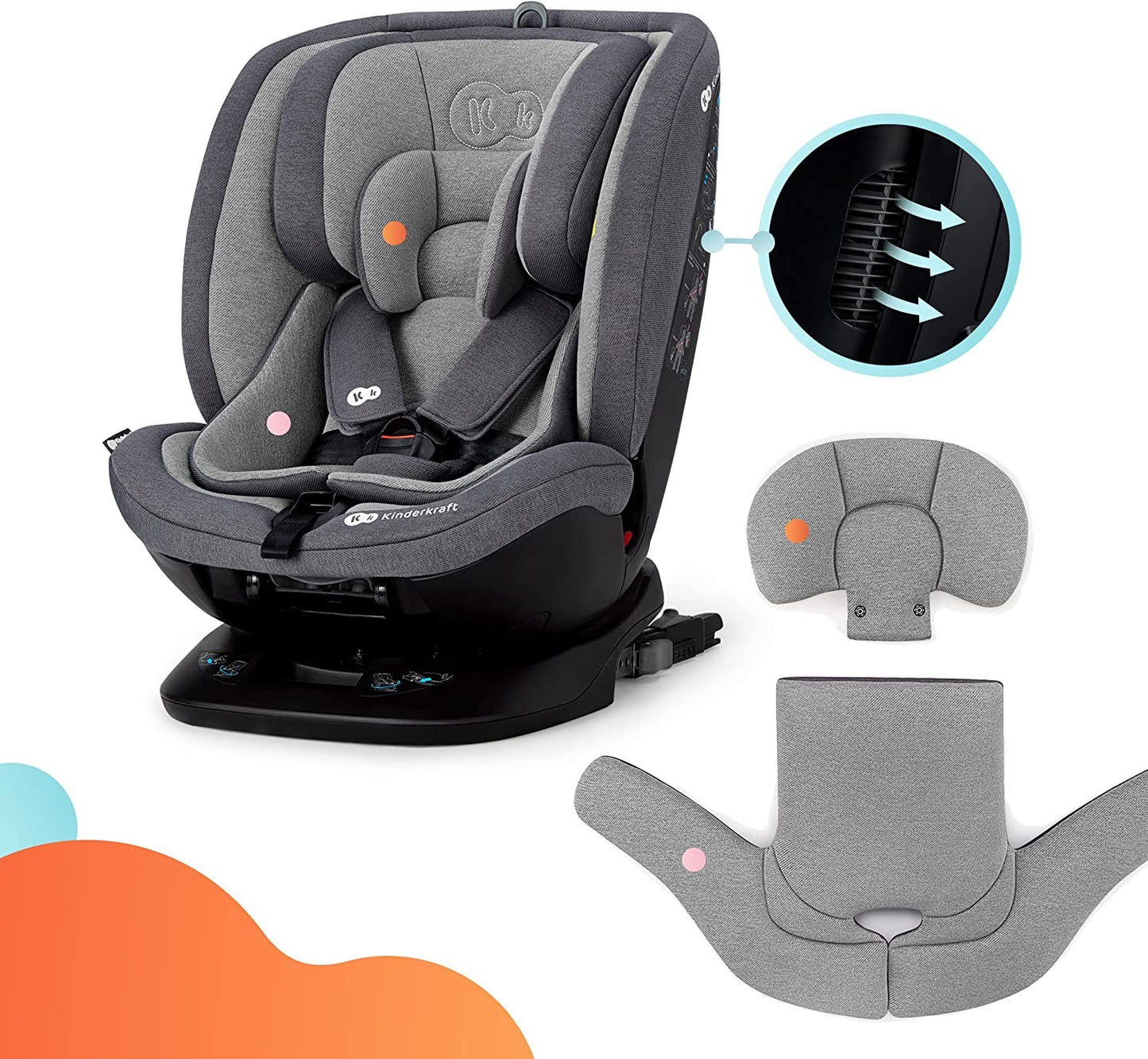 Silla de Coche giratoria Isofix XPEDITION de Kinderkraft