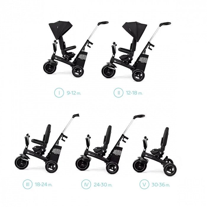 Triciclo Reclinable Evolutivo EasyTwist de Kinderkraft