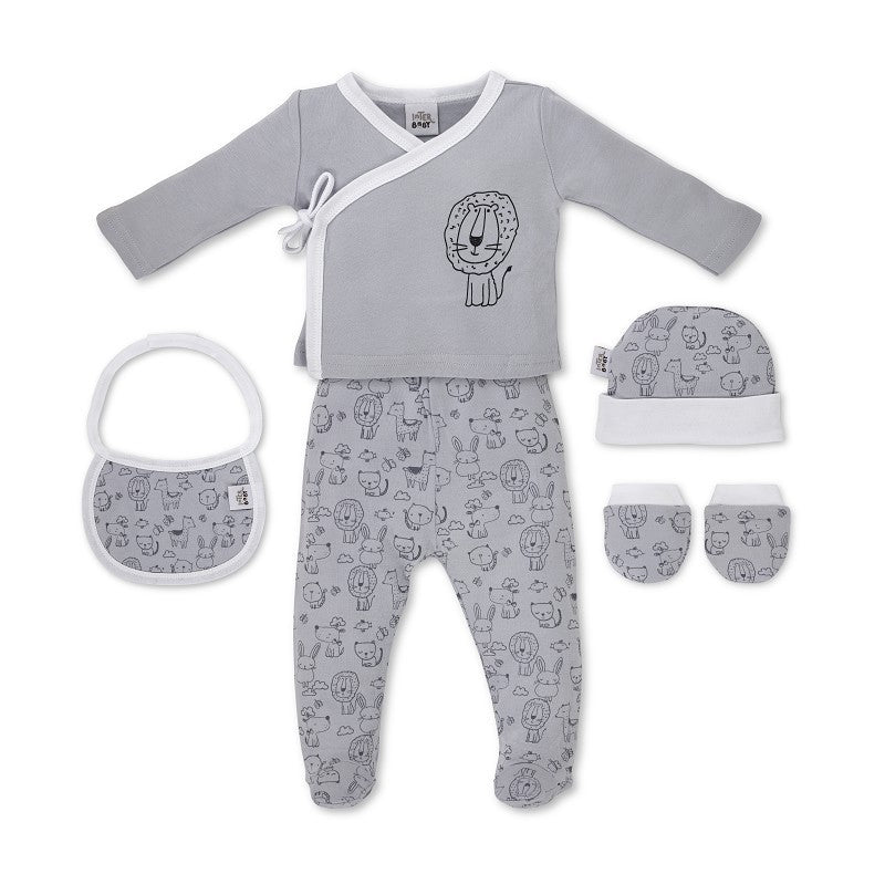 Set Regalo Primera  Puesta  Bamboo León de Interbaby
