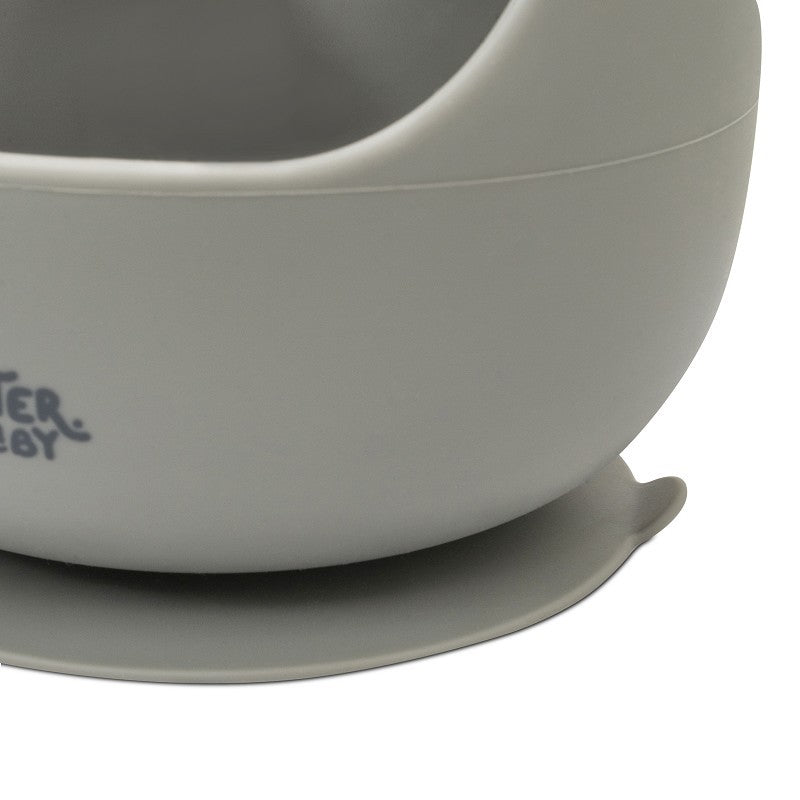 Cuenco con Ventosa + Cuchara de Silicona de Interbaby