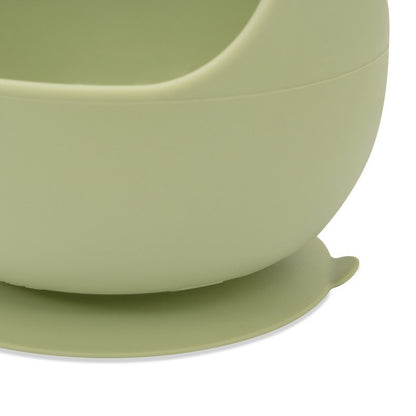 Cuenco con Ventosa + Cuchara de Silicona de Interbaby