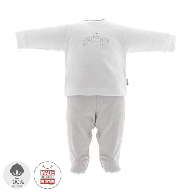 Conjunto de pelele jubón 2 Castillo de cambrass