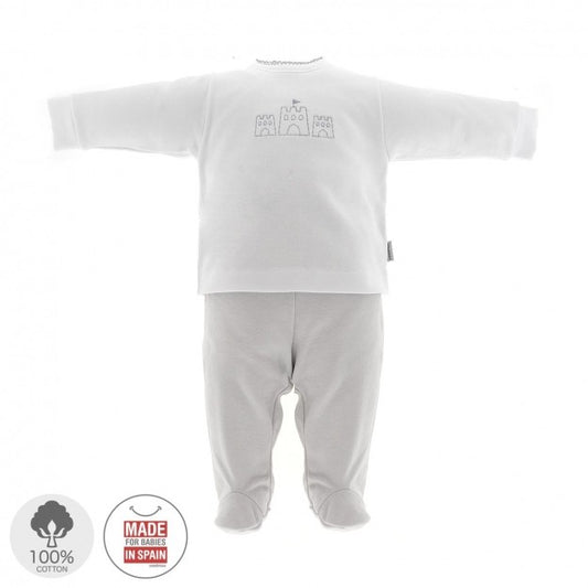 Conjunto de pelele jubón 2 Castillo de cambrass