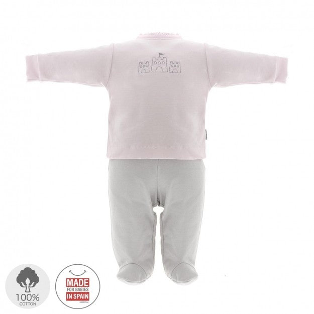 Conjunto de pelele jubón 2 Castillo de cambrass