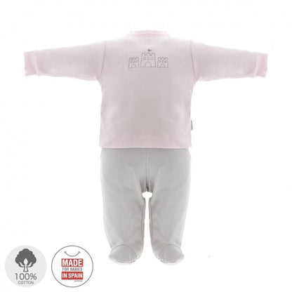 Conjunto de pelele jubón 2 Castillo de cambrass