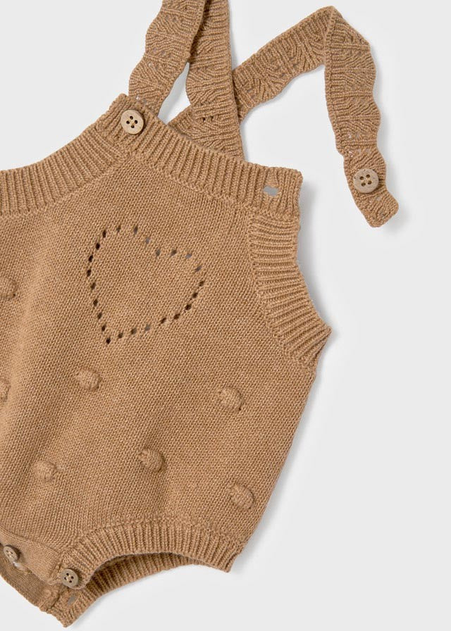 Conjunto peto de tricot para recién nacido ECOFRIENDS de Mayoral
