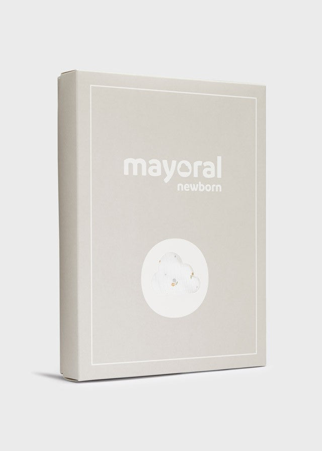 Conjunto peto de tricot para recién nacido ECOFRIENDS de Mayoral