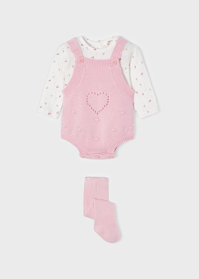 Conjunto peto de tricot para recién nacido ECOFRIENDS de Mayoral