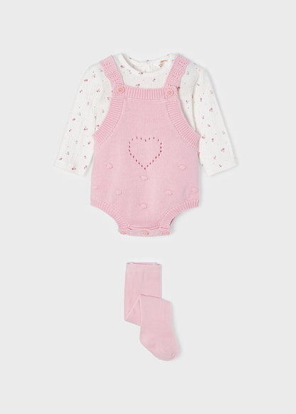 Conjunto peto de tricot para recién nacido ECOFRIENDS de Mayoral