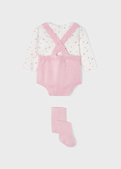 Conjunto peto de tricot para recién nacido ECOFRIENDS de Mayoral