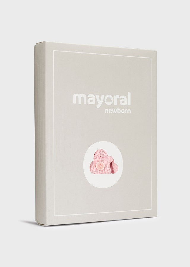 Conjunto peto de tricot para recién nacido ECOFRIENDS de Mayoral