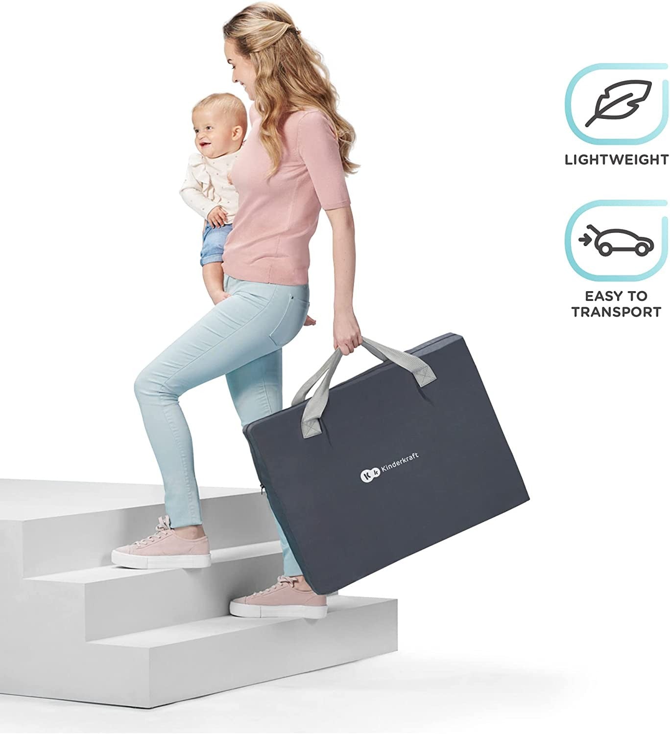 Cuna de Viaje para bebé MOVI de Kinderkraft