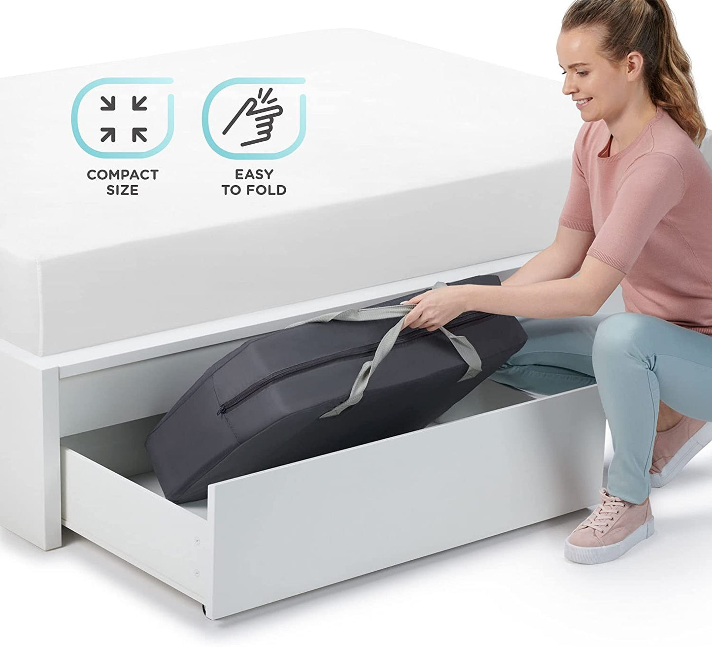 Cuna de Viaje para bebé MOVI de Kinderkraft