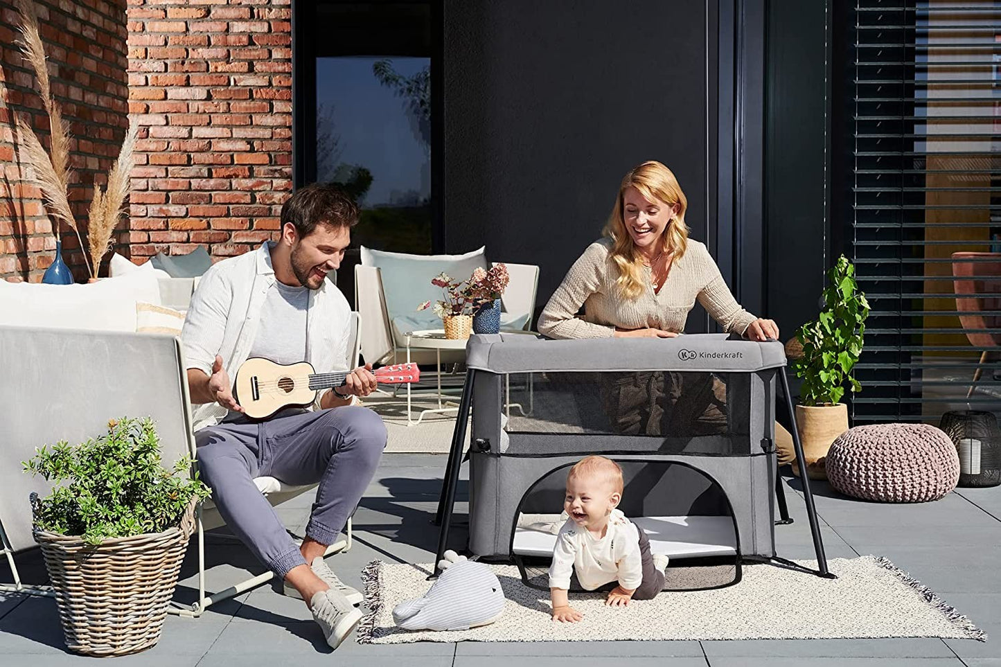 Cuna de Viaje para bebé MOVI de Kinderkraft