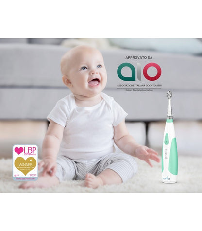 Cepillo De Dientes Eléctrico Para Bebés y Niños Sonic Clean & Care Nuvita