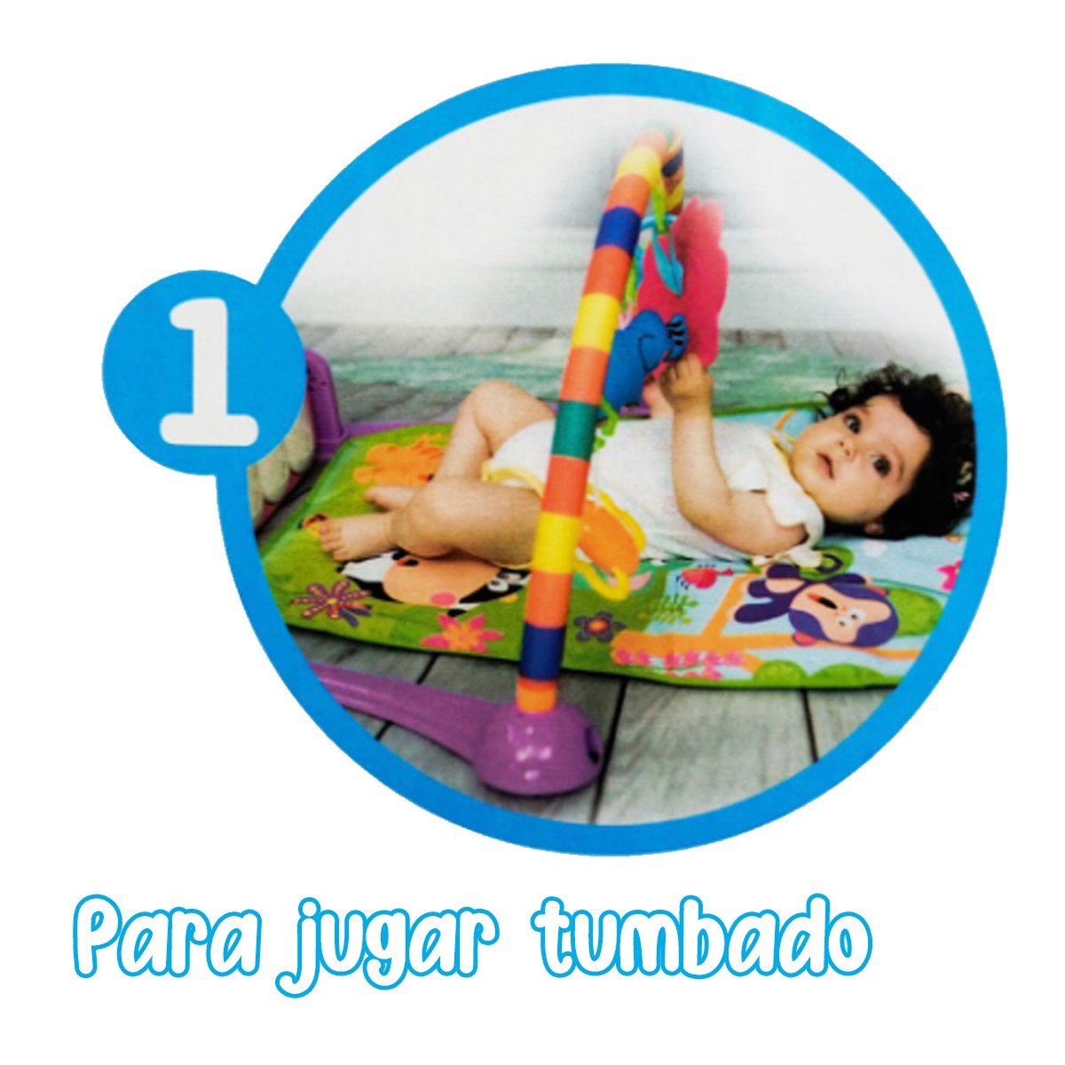 Manta de juego Gym Playmat "PIANO" de Lorelli