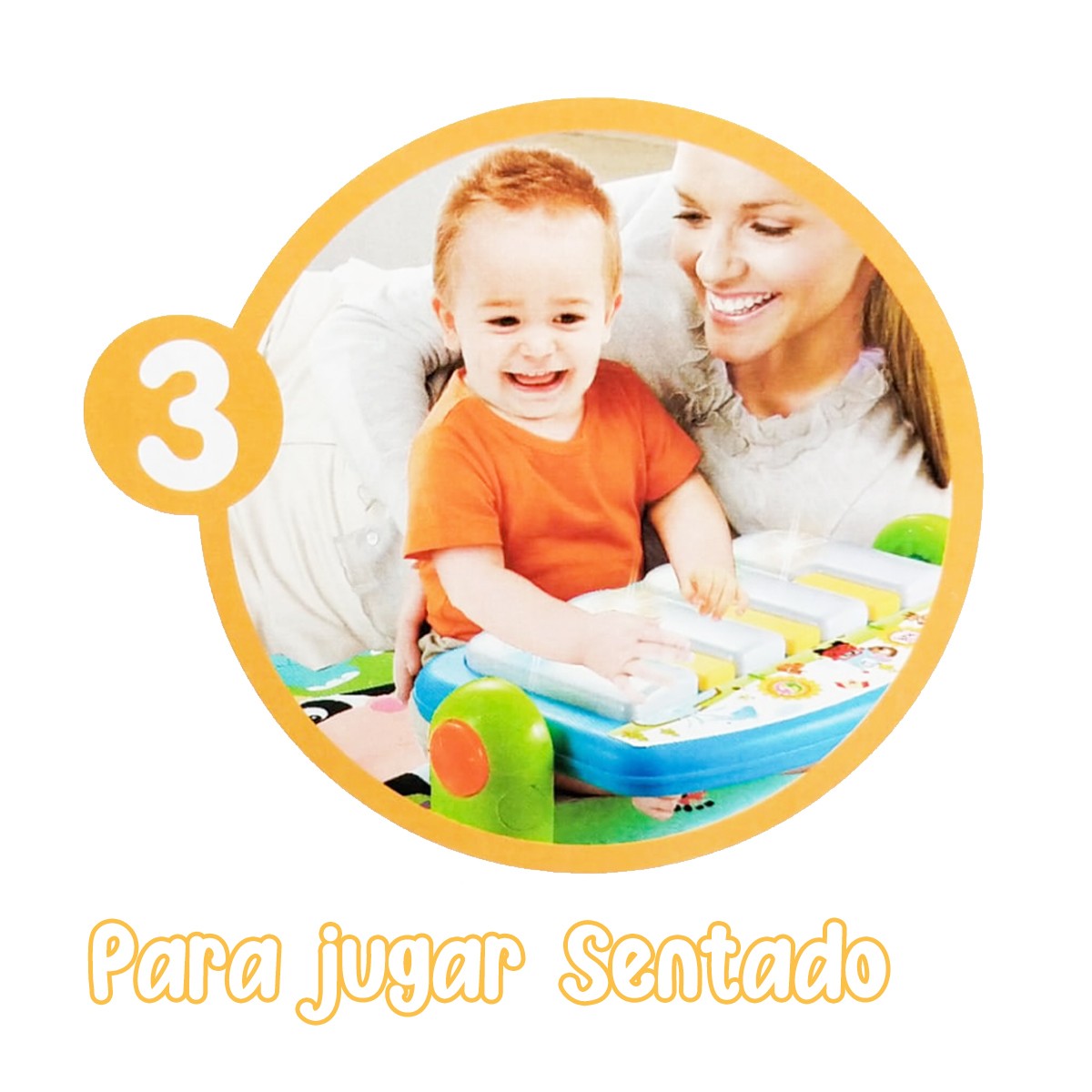 Manta de juego Gym Playmat "PIANO" de Lorelli