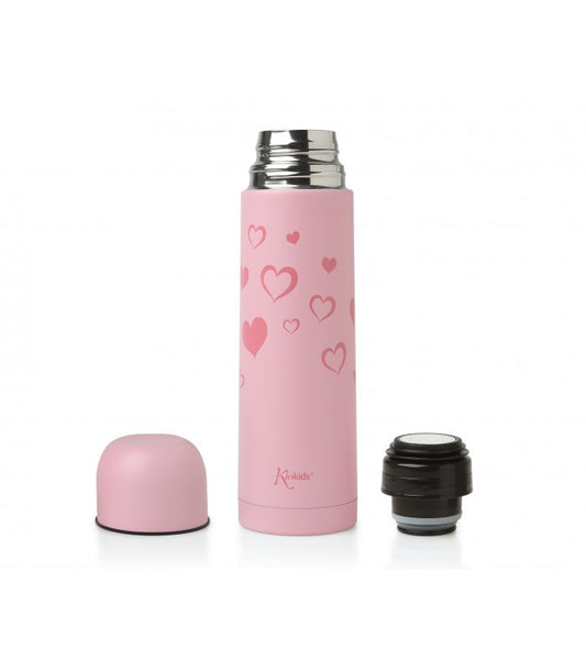 Termo Para Líquidos 500ML Corazones y Estrellas De Kiokids