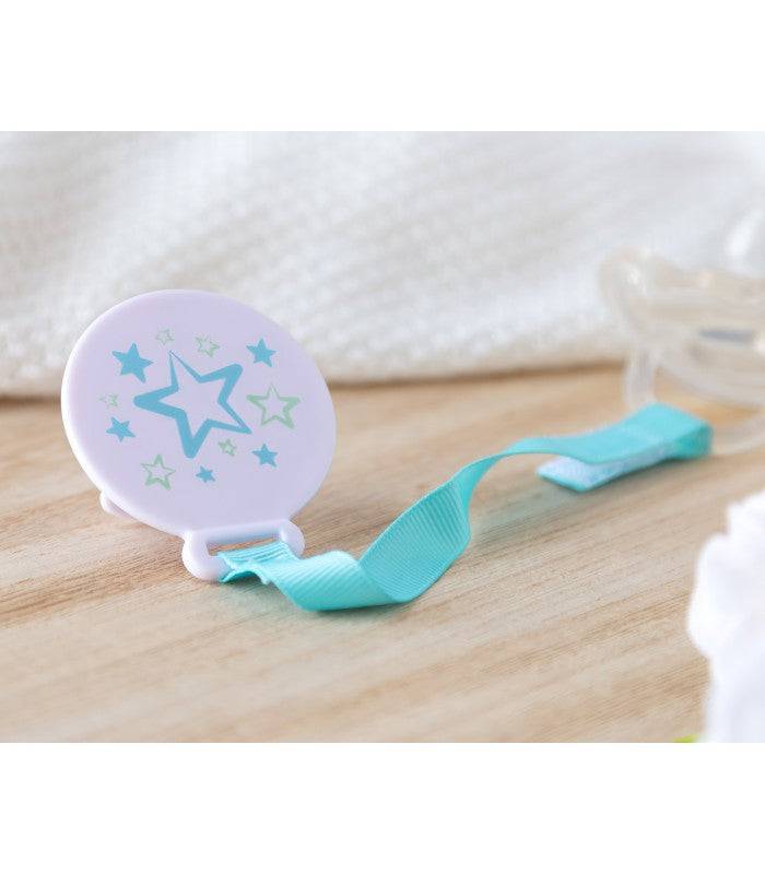 Pinza Sujetachupete Corazón/Estrella/Gatito de Kiokids