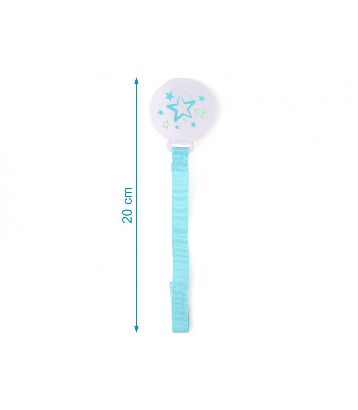 Pinza Sujetachupete Corazón/Estrella/Gatito de Kiokids