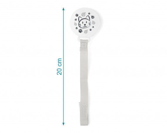 Pinza Sujetachupete Corazón/Estrella/Gatito de Kiokids