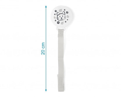 Pinza Sujetachupete Corazón/Estrella/Gatito de Kiokids