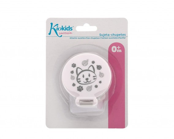 Pinza Sujetachupete Corazón/Estrella/Gatito de Kiokids