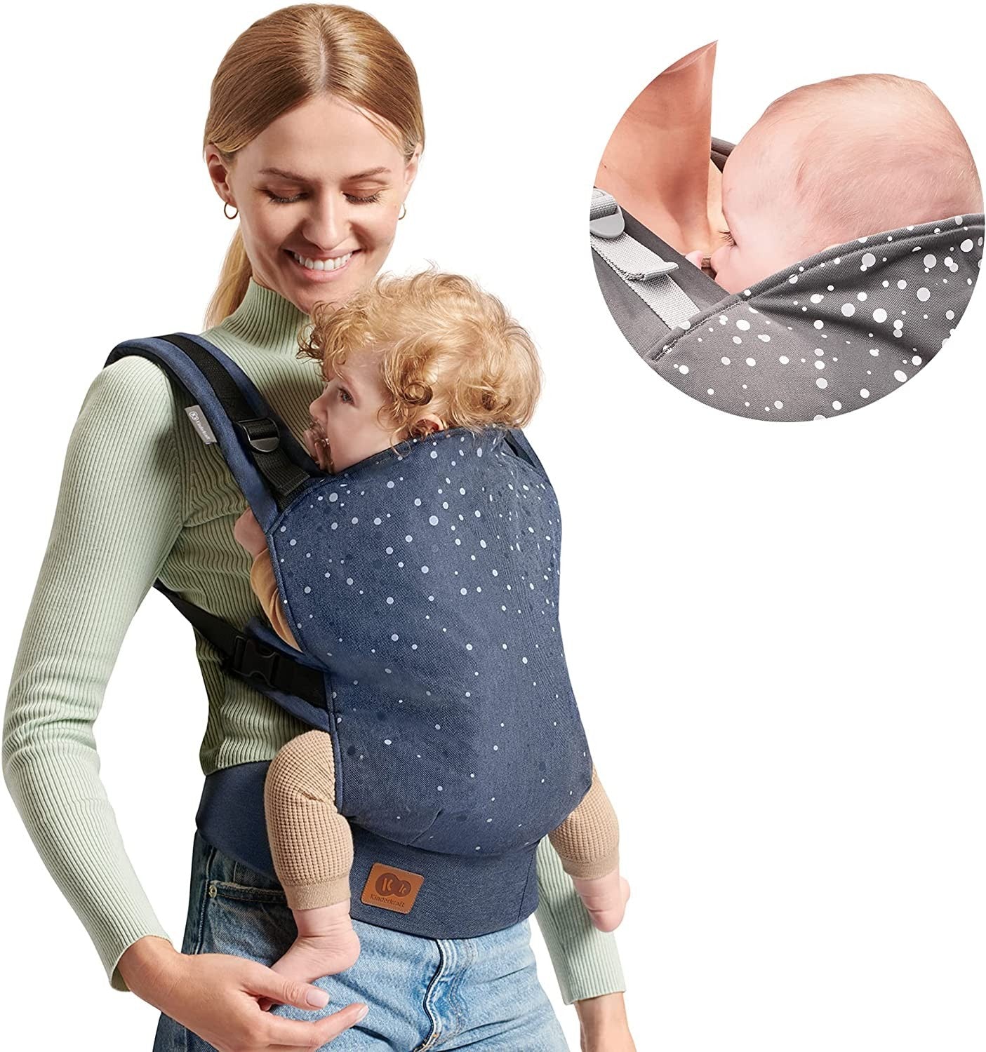 Mochila Portabebé NINO Confetti de Kinderkraft