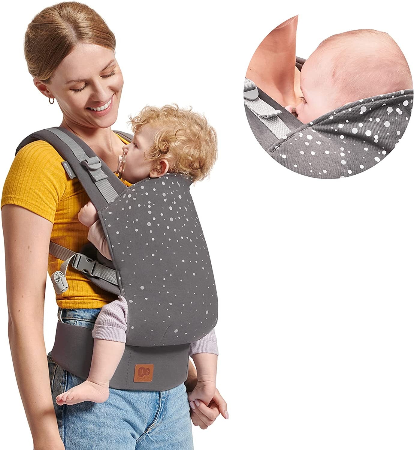 Mochila Portabebé NINO Confetti de Kinderkraft
